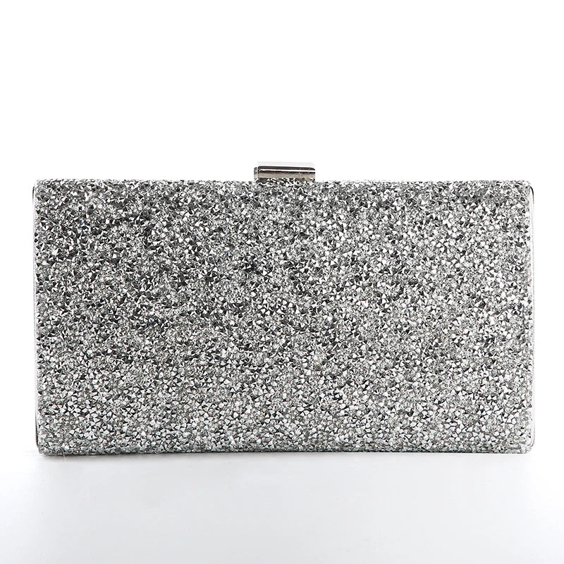 Women Evening Clutch Bag Diamond Sequin Clutch