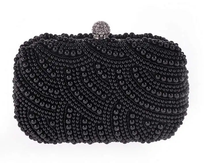 Women Pearl Clutch Bag Purse Evening Bags for Events