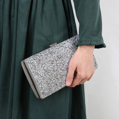 Women Evening Clutch Bag Diamond Sequin Clutch