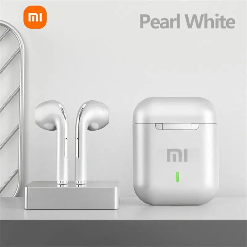 Xiaomi J18 Wireless Bluetooth Earphones with Noise Canceling, Touch Control, and 300mAh Battery, compatible with all phones.