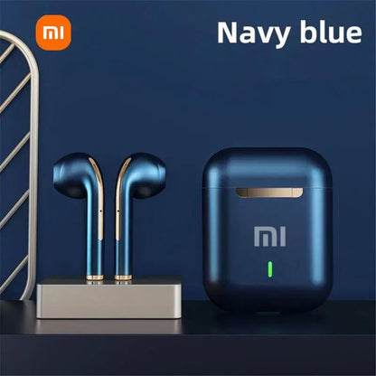 Xiaomi J18 Wireless Bluetooth Earphones with Noise Canceling, Touch Control, and 300mAh Battery, compatible with all phones.