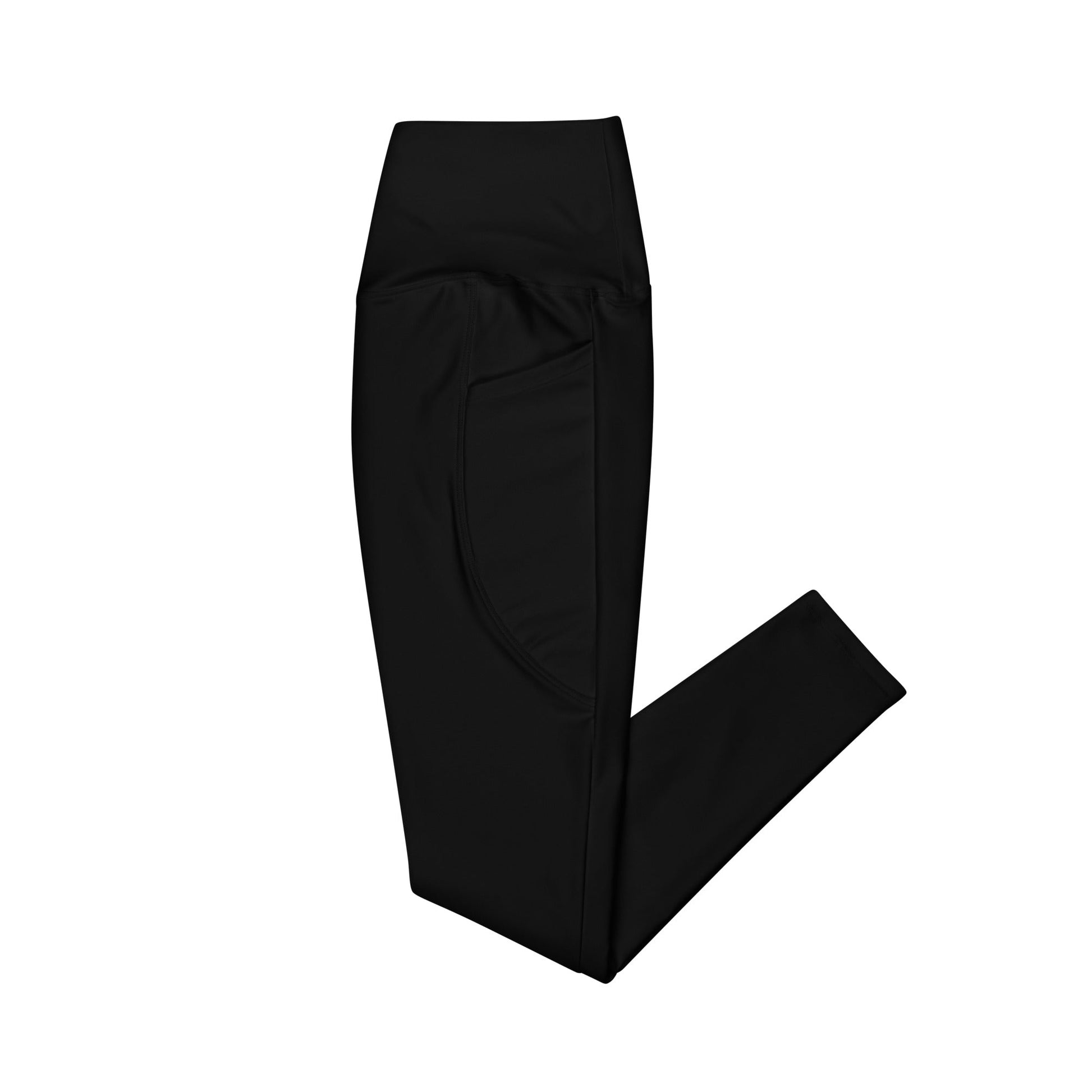 Adult Black Leggings with Pockets - Where Comfort Meets Functionality - Pearl Of Faith Clothing Store Limited