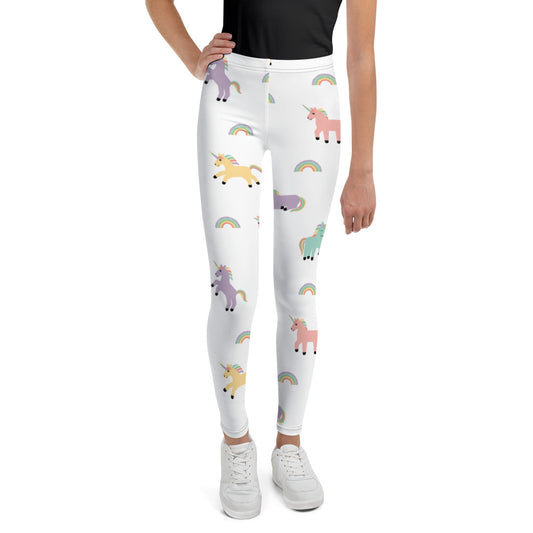 Leggings mágicos de unicornio para jóvenes: ¡brillo, estilo y sonrisas para niños de 8 a 12 años!