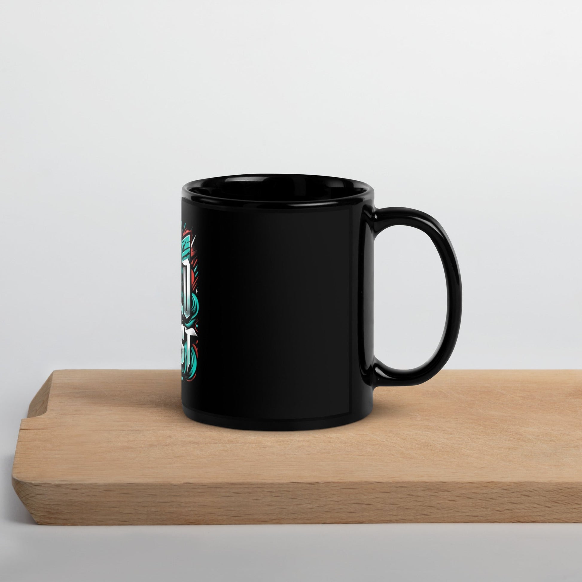 Black Glossy Mug - Pearl Of Faith Clothing Store Limited