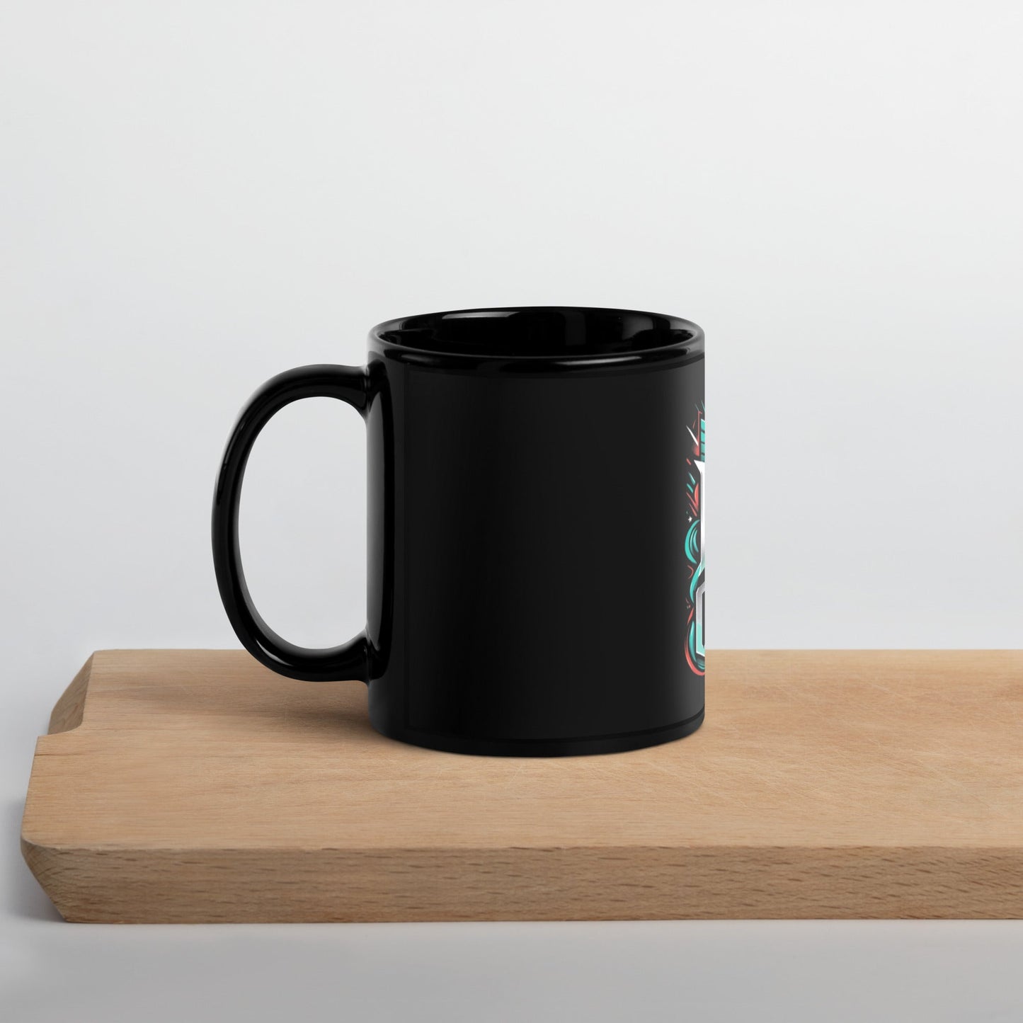 Black Glossy Mug - Pearl Of Faith Clothing Store Limited