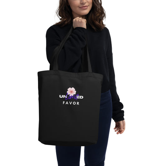 Unlimited Favor Eco Tote Bag Black