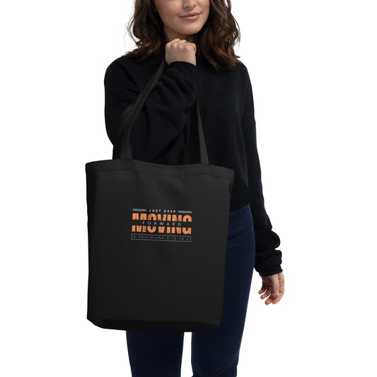 Keep Moving Forward Eco Tote Bag black