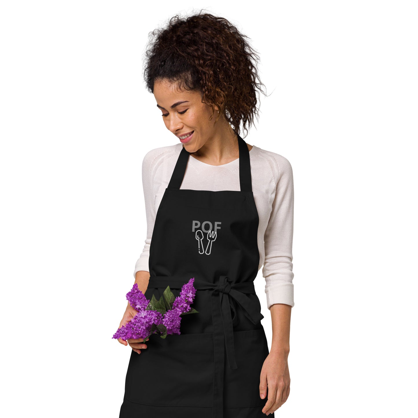 POF Organic cotton apron Black