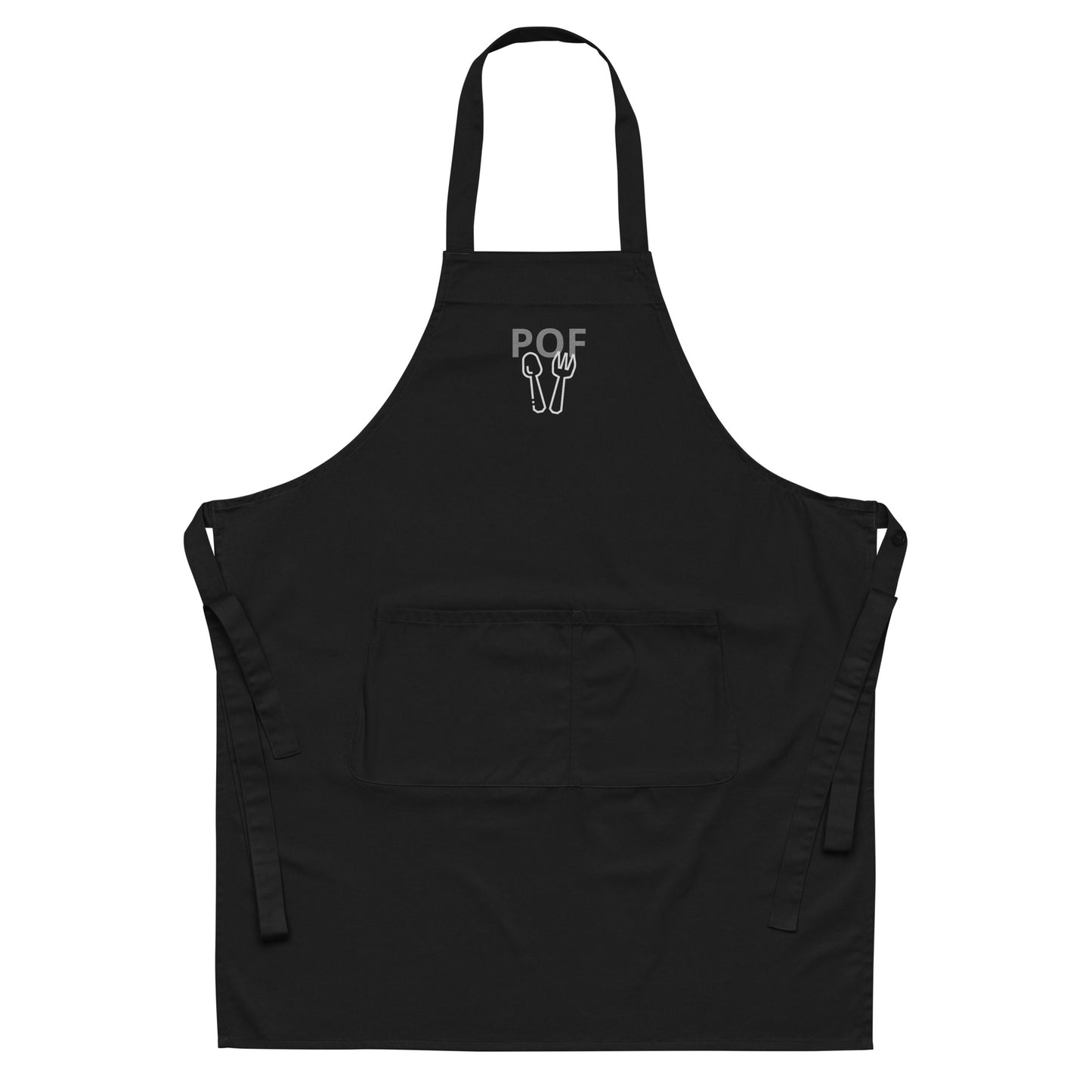 POF Organic cotton apron Black