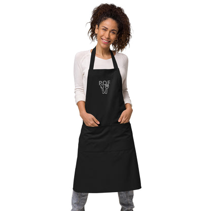 POF Organic cotton apron Black