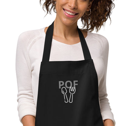 POF Organic cotton apron Black