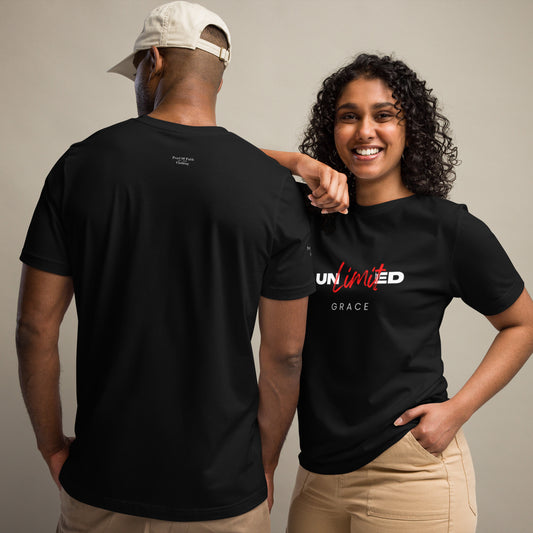 Unisex t-shirt Unlimited Grace Black